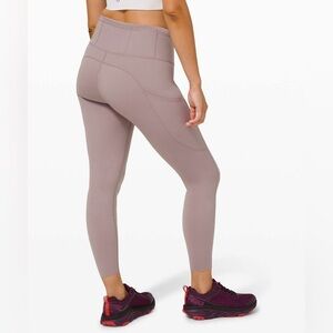 Lululemon Fast and Free Tight II 25" Violet Verbena Size 8